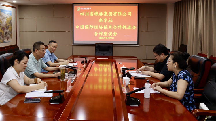 集團公司召開與新華社、中國國際經(jīng)濟技術合作促進會合作座談會